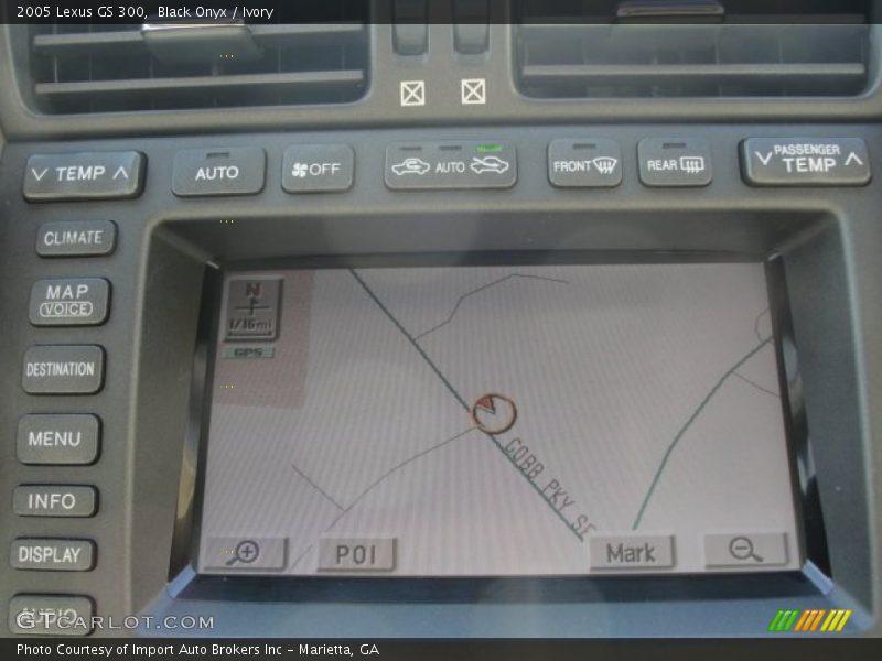 Black Onyx / Ivory 2005 Lexus GS 300
