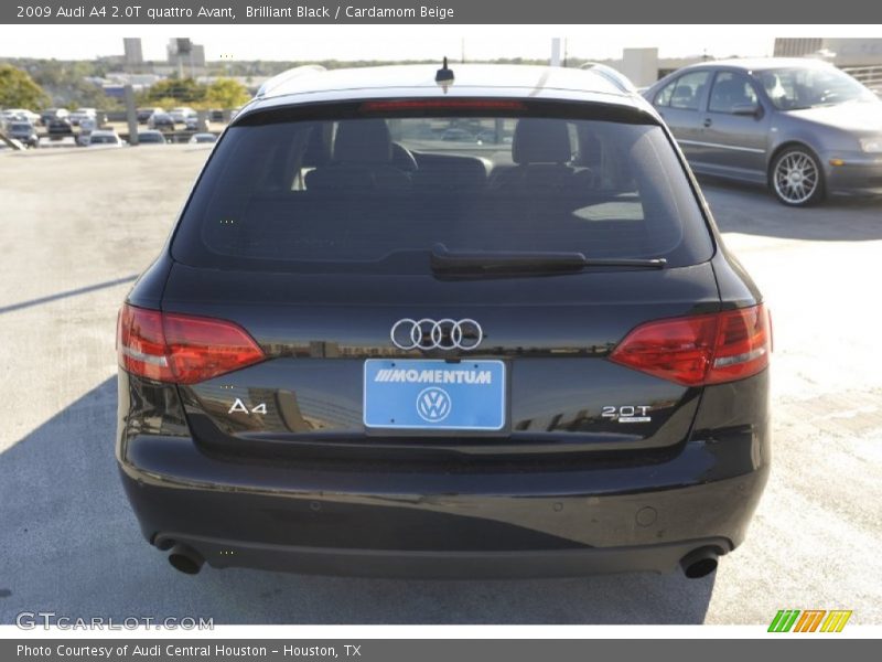 Brilliant Black / Cardamom Beige 2009 Audi A4 2.0T quattro Avant