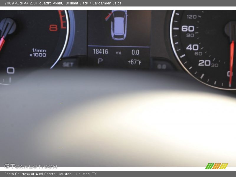 Brilliant Black / Cardamom Beige 2009 Audi A4 2.0T quattro Avant