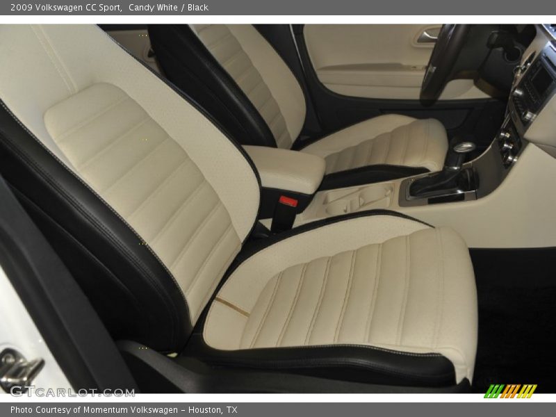 Candy White / Black 2009 Volkswagen CC Sport