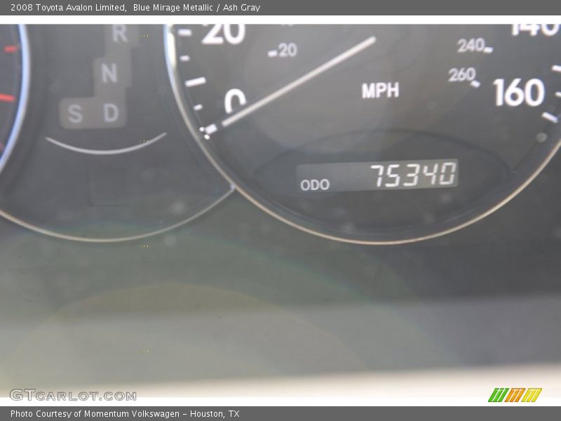 Blue Mirage Metallic / Ash Gray 2008 Toyota Avalon Limited