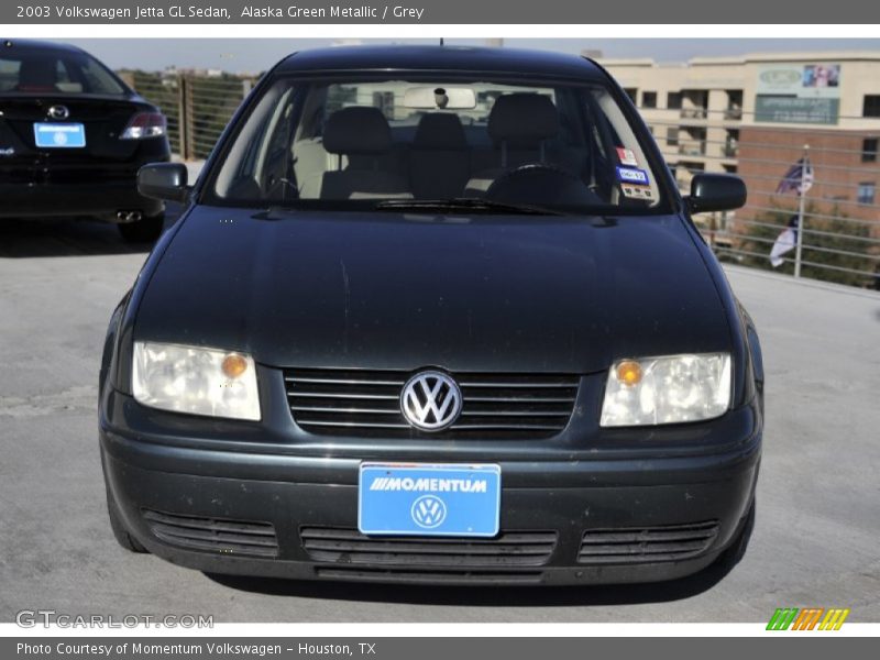 Alaska Green Metallic / Grey 2003 Volkswagen Jetta GL Sedan