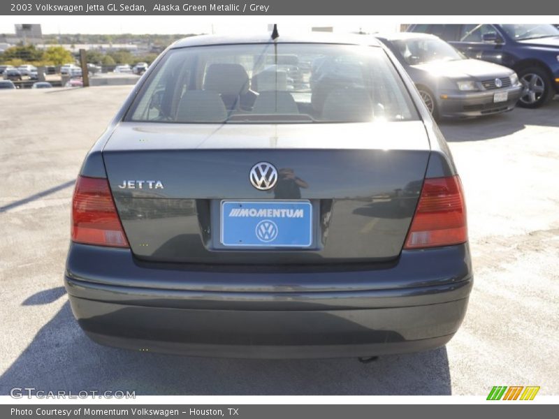 Alaska Green Metallic / Grey 2003 Volkswagen Jetta GL Sedan
