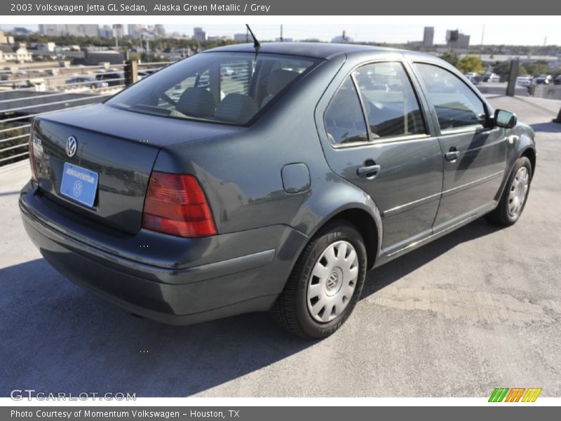 Alaska Green Metallic / Grey 2003 Volkswagen Jetta GL Sedan