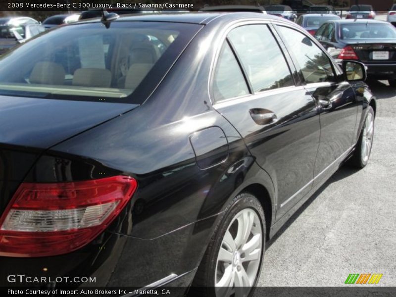 Black / Savanna/Cashmere 2008 Mercedes-Benz C 300 Luxury