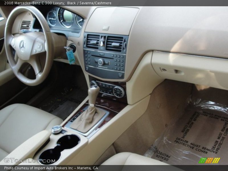 Black / Savanna/Cashmere 2008 Mercedes-Benz C 300 Luxury