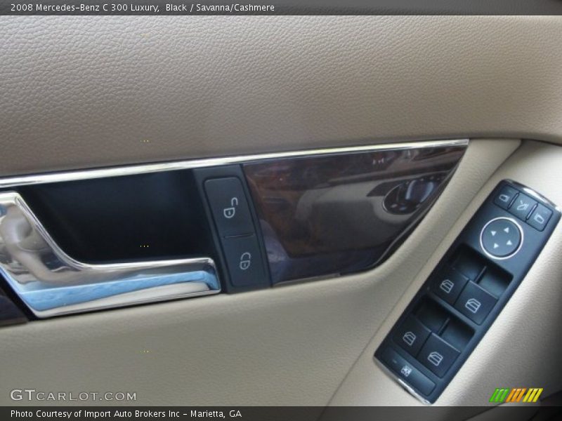 Black / Savanna/Cashmere 2008 Mercedes-Benz C 300 Luxury