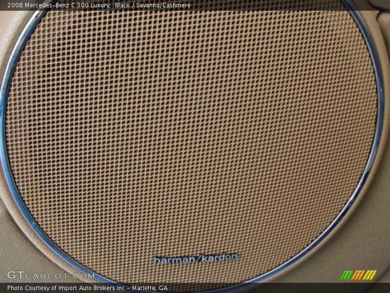 Black / Savanna/Cashmere 2008 Mercedes-Benz C 300 Luxury