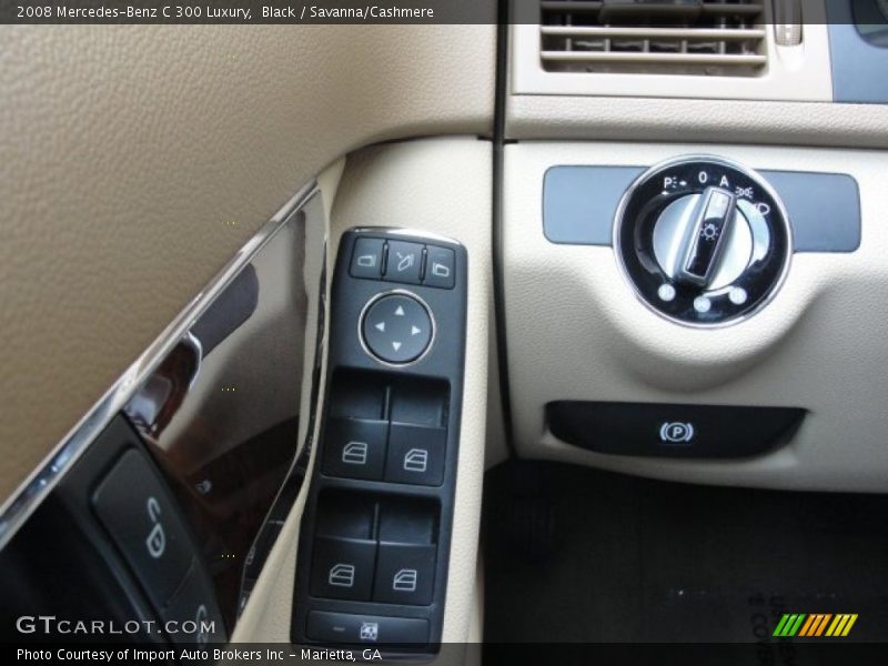 Black / Savanna/Cashmere 2008 Mercedes-Benz C 300 Luxury