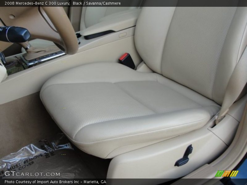 Black / Savanna/Cashmere 2008 Mercedes-Benz C 300 Luxury