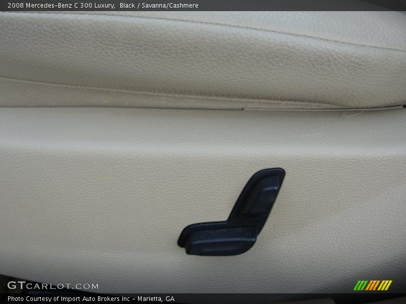 Black / Savanna/Cashmere 2008 Mercedes-Benz C 300 Luxury