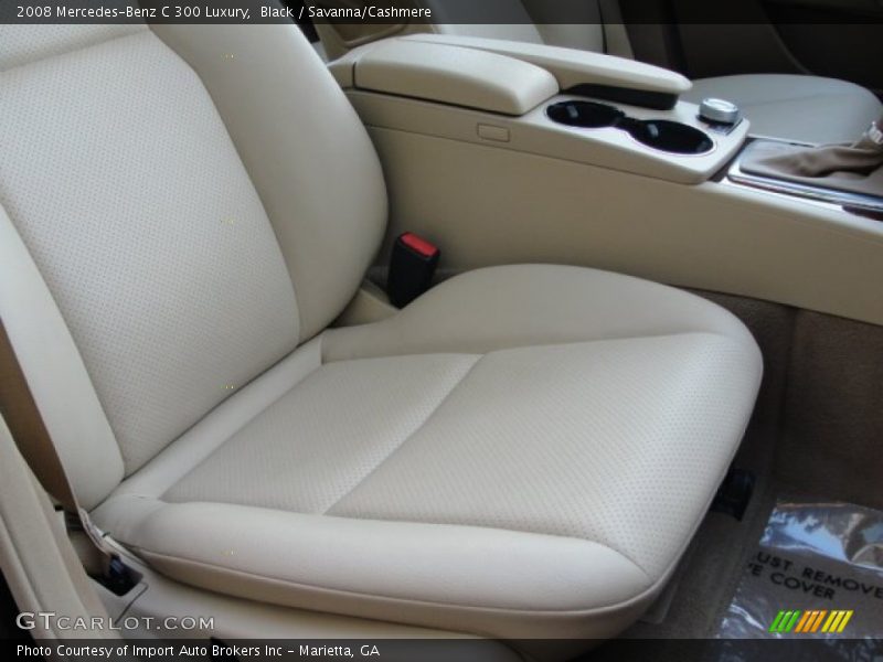 Black / Savanna/Cashmere 2008 Mercedes-Benz C 300 Luxury