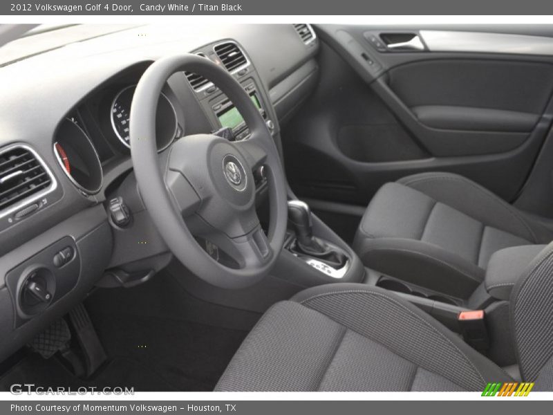  2012 Golf 4 Door Titan Black Interior