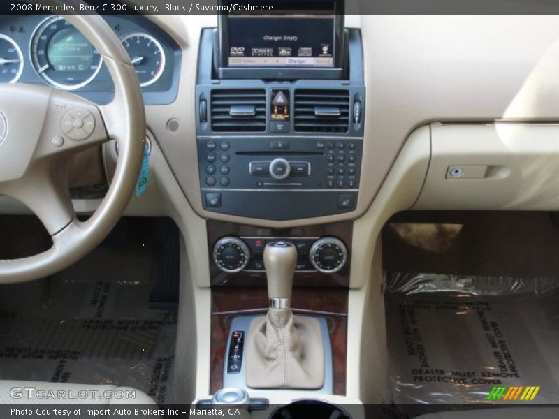 Black / Savanna/Cashmere 2008 Mercedes-Benz C 300 Luxury