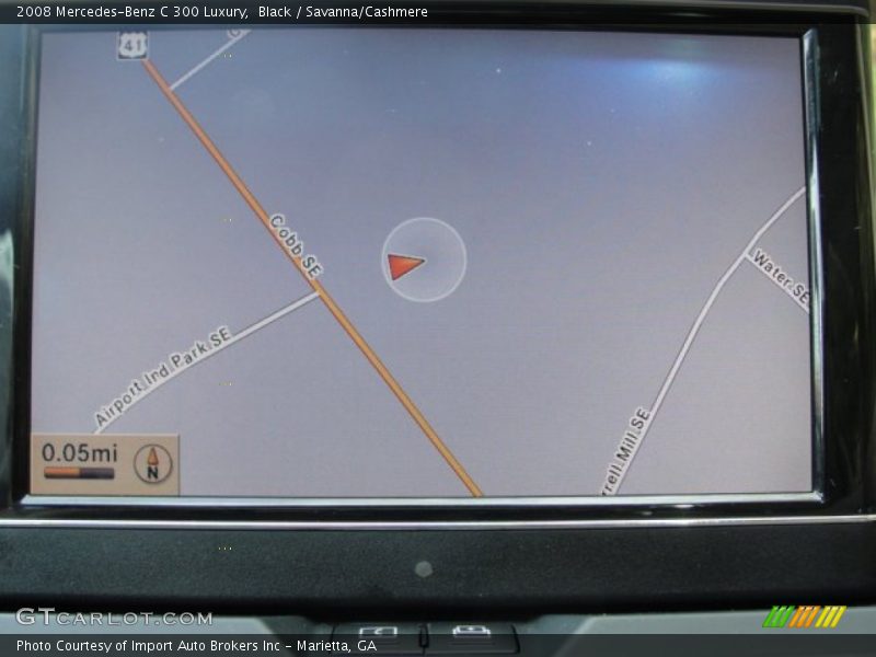 Black / Savanna/Cashmere 2008 Mercedes-Benz C 300 Luxury