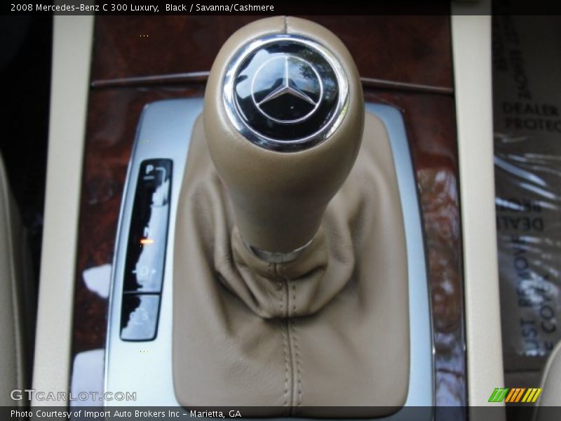 Black / Savanna/Cashmere 2008 Mercedes-Benz C 300 Luxury