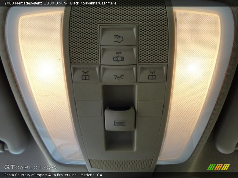 Black / Savanna/Cashmere 2008 Mercedes-Benz C 300 Luxury