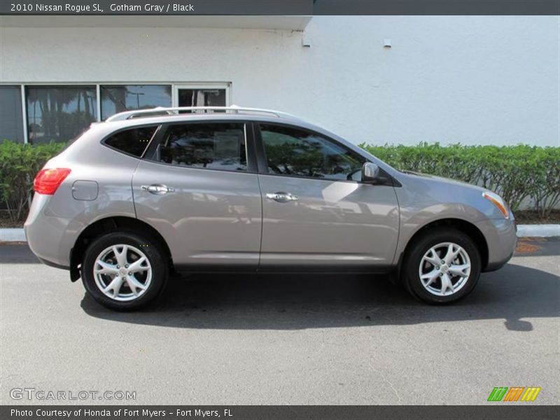 Gotham Gray / Black 2010 Nissan Rogue SL