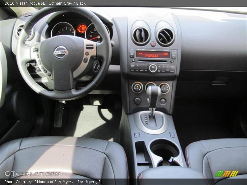 Gotham Gray / Black 2010 Nissan Rogue SL