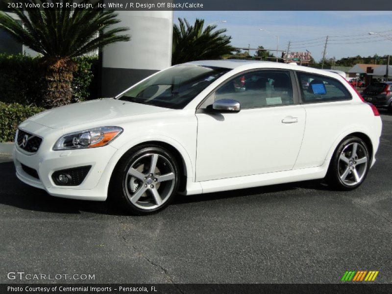 Ice White / R Design Off Black/Calcite 2012 Volvo C30 T5 R-Design