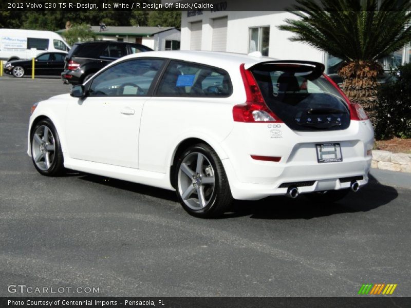Ice White / R Design Off Black/Calcite 2012 Volvo C30 T5 R-Design