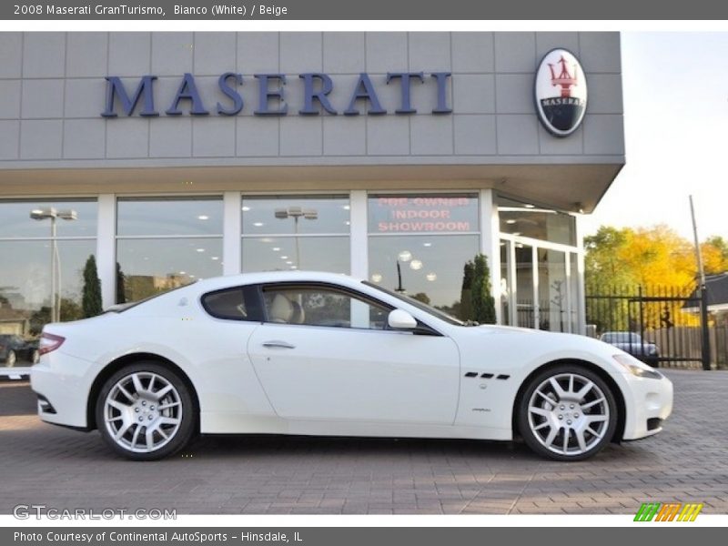 Bianco (White) / Beige 2008 Maserati GranTurismo