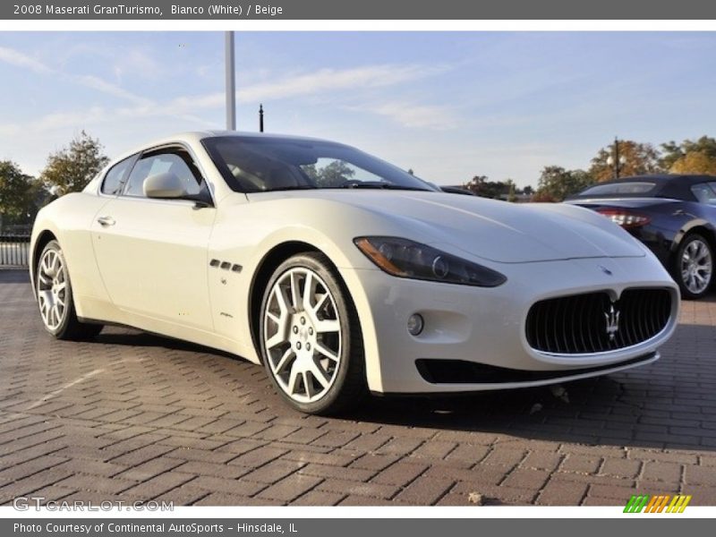 Bianco (White) / Beige 2008 Maserati GranTurismo