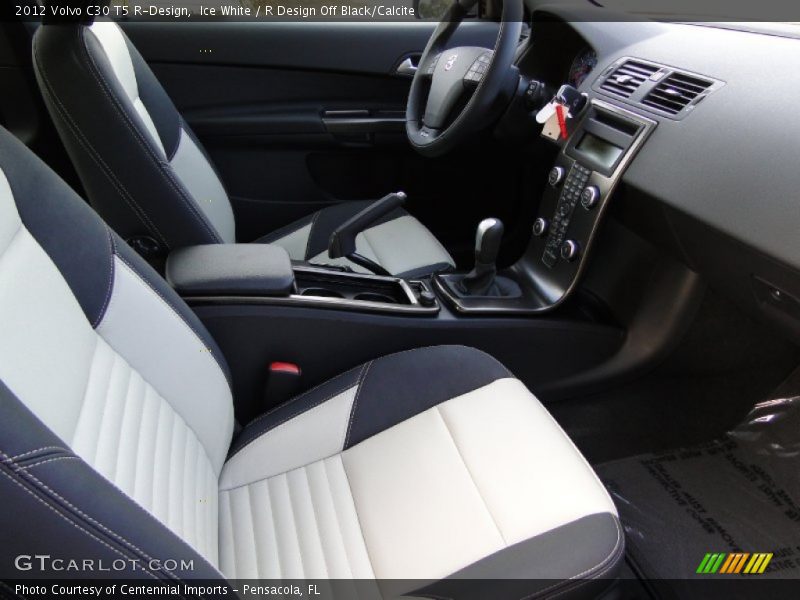 R Design Off Black/Calcite leather seat - 2012 Volvo C30 T5 R-Design