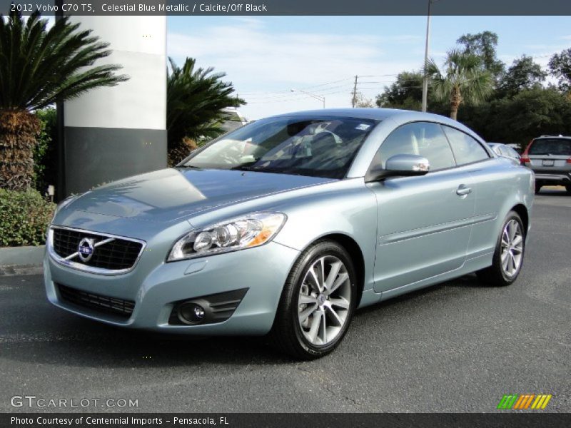 Celestial Blue Metallic / Calcite/Off Black 2012 Volvo C70 T5