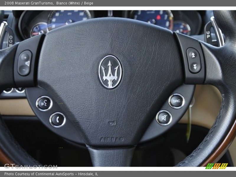 Bianco (White) / Beige 2008 Maserati GranTurismo