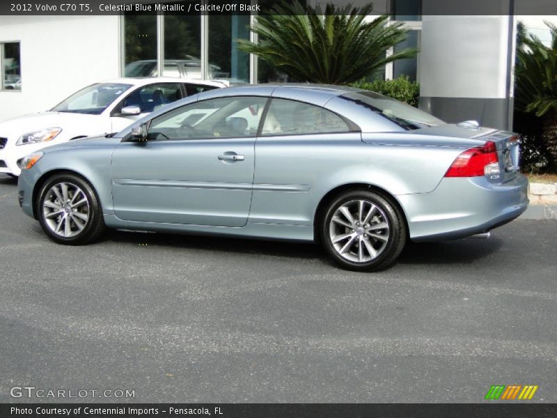 Celestial Blue Metallic / Calcite/Off Black 2012 Volvo C70 T5