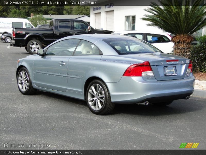 Celestial Blue Metallic / Calcite/Off Black 2012 Volvo C70 T5