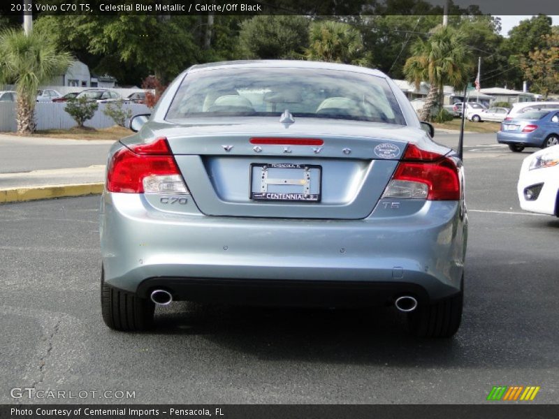 Celestial Blue Metallic / Calcite/Off Black 2012 Volvo C70 T5