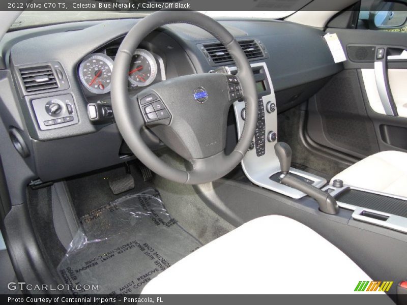 Celestial Blue Metallic / Calcite/Off Black 2012 Volvo C70 T5
