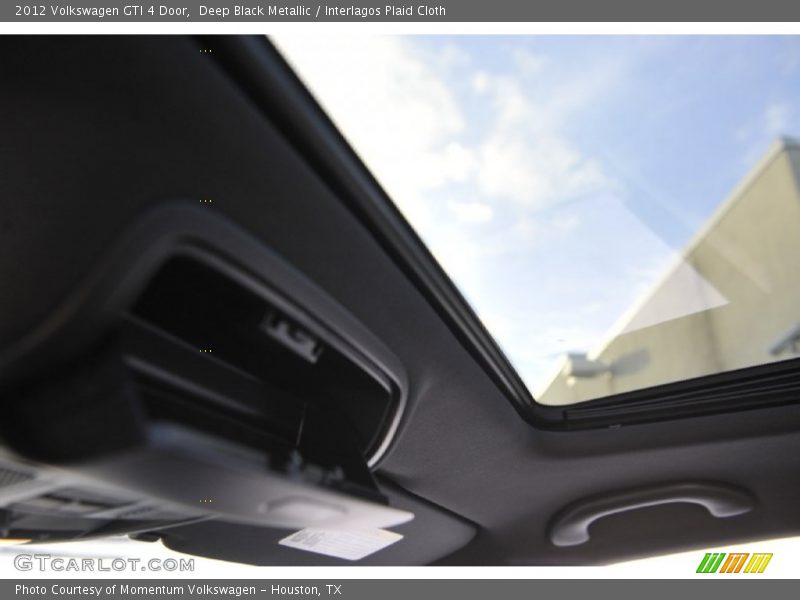 Deep Black Metallic / Interlagos Plaid Cloth 2012 Volkswagen GTI 4 Door