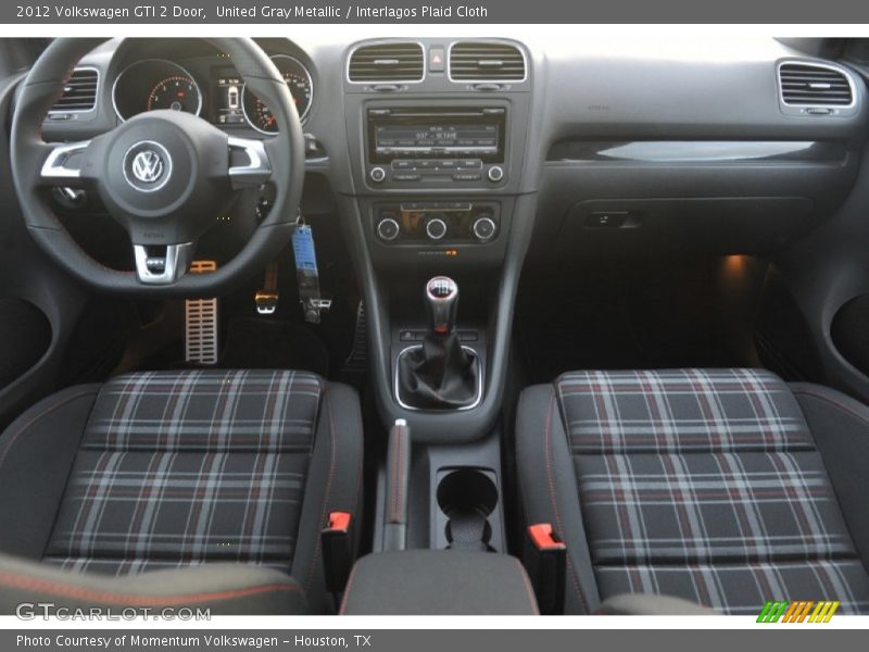 United Gray Metallic / Interlagos Plaid Cloth 2012 Volkswagen GTI 2 Door