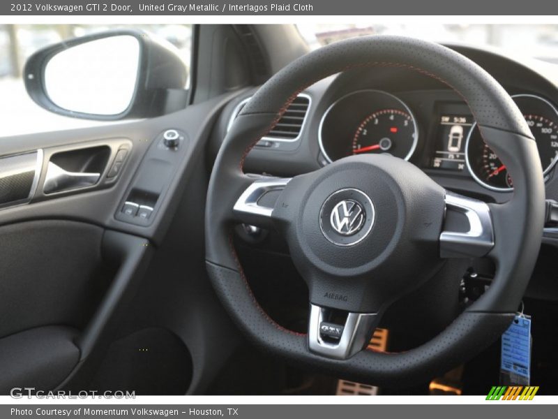 United Gray Metallic / Interlagos Plaid Cloth 2012 Volkswagen GTI 2 Door