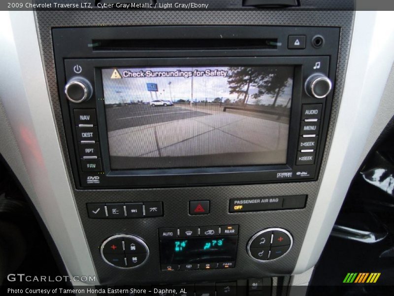 Cyber Gray Metallic / Light Gray/Ebony 2009 Chevrolet Traverse LTZ