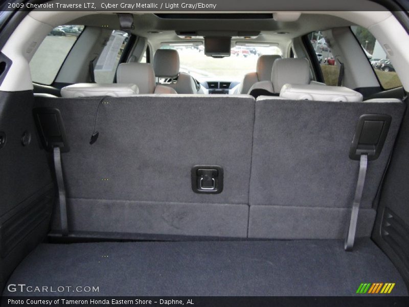 Cyber Gray Metallic / Light Gray/Ebony 2009 Chevrolet Traverse LTZ