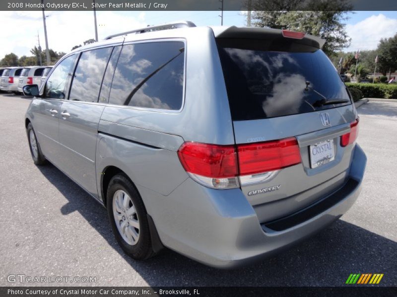 Silver Pearl Metallic / Gray 2008 Honda Odyssey EX-L