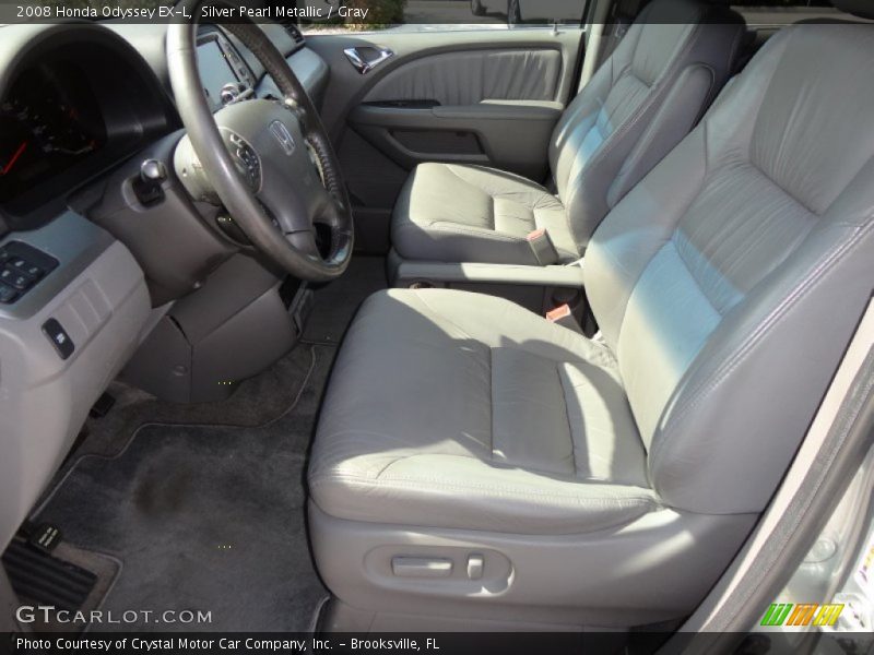 Silver Pearl Metallic / Gray 2008 Honda Odyssey EX-L