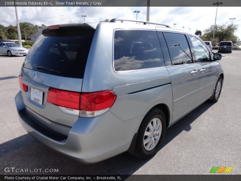 Silver Pearl Metallic / Gray 2008 Honda Odyssey EX-L
