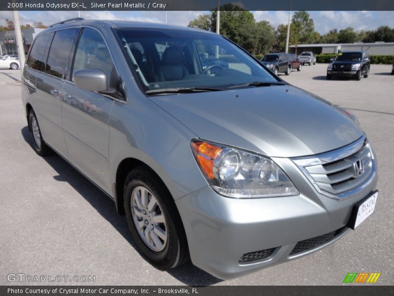 Silver Pearl Metallic / Gray 2008 Honda Odyssey EX-L