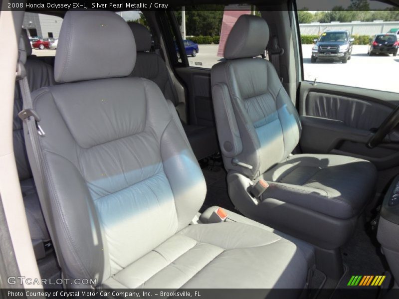 Silver Pearl Metallic / Gray 2008 Honda Odyssey EX-L