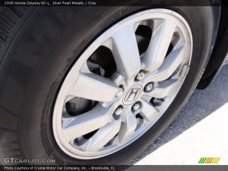 Silver Pearl Metallic / Gray 2008 Honda Odyssey EX-L