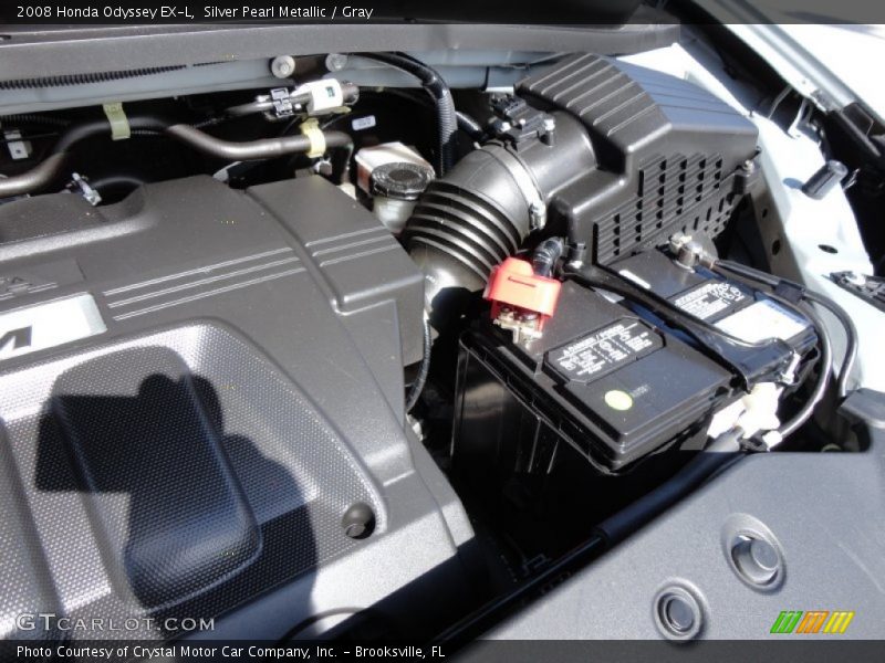 Silver Pearl Metallic / Gray 2008 Honda Odyssey EX-L