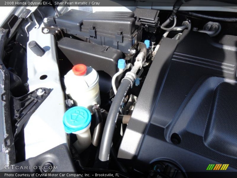 Silver Pearl Metallic / Gray 2008 Honda Odyssey EX-L