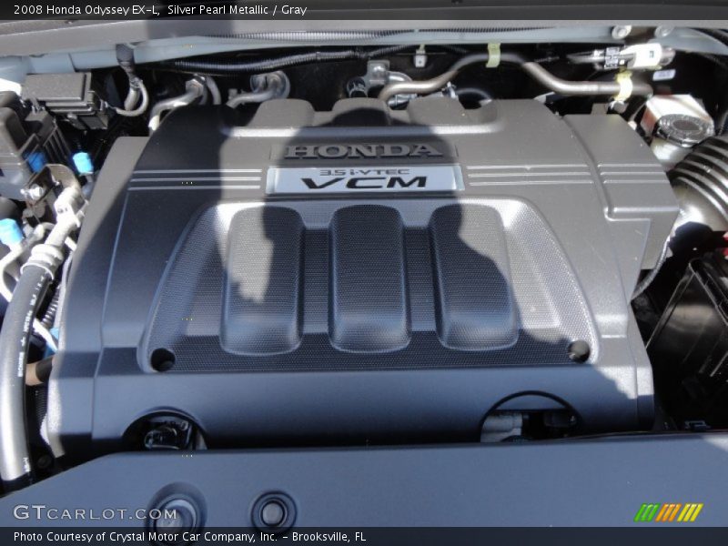 Silver Pearl Metallic / Gray 2008 Honda Odyssey EX-L