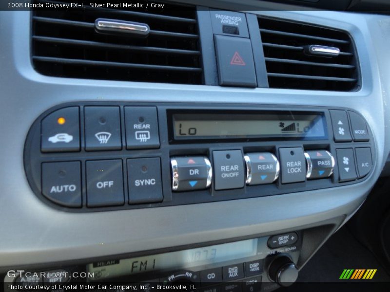 Silver Pearl Metallic / Gray 2008 Honda Odyssey EX-L