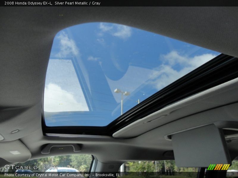 Silver Pearl Metallic / Gray 2008 Honda Odyssey EX-L